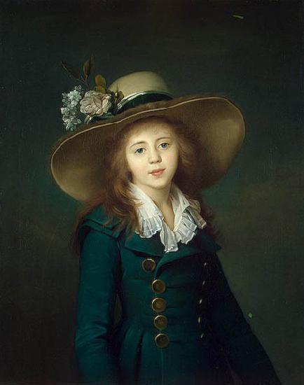Jean-Louis Voille Portrait of Elisaveta Alexandrovna Demidov, nee Stroganov (1779-1818), here as Baronesse Stroganova Germany oil painting art